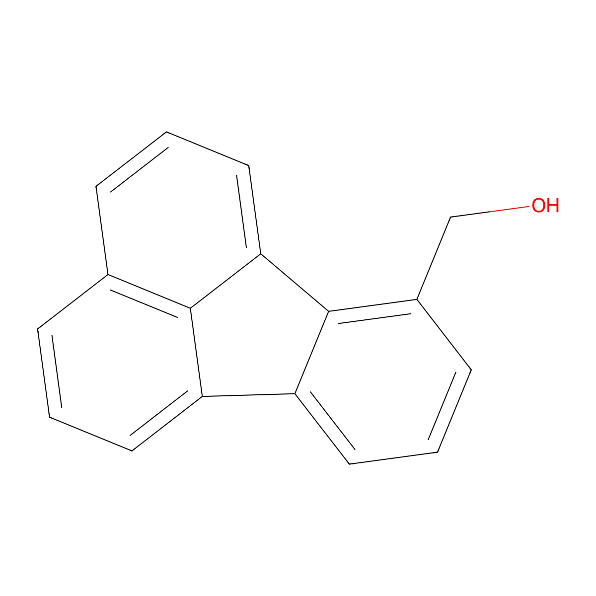 7-Hydroxymethylfluoranthene molecular structure, CAS 135294-99-4
