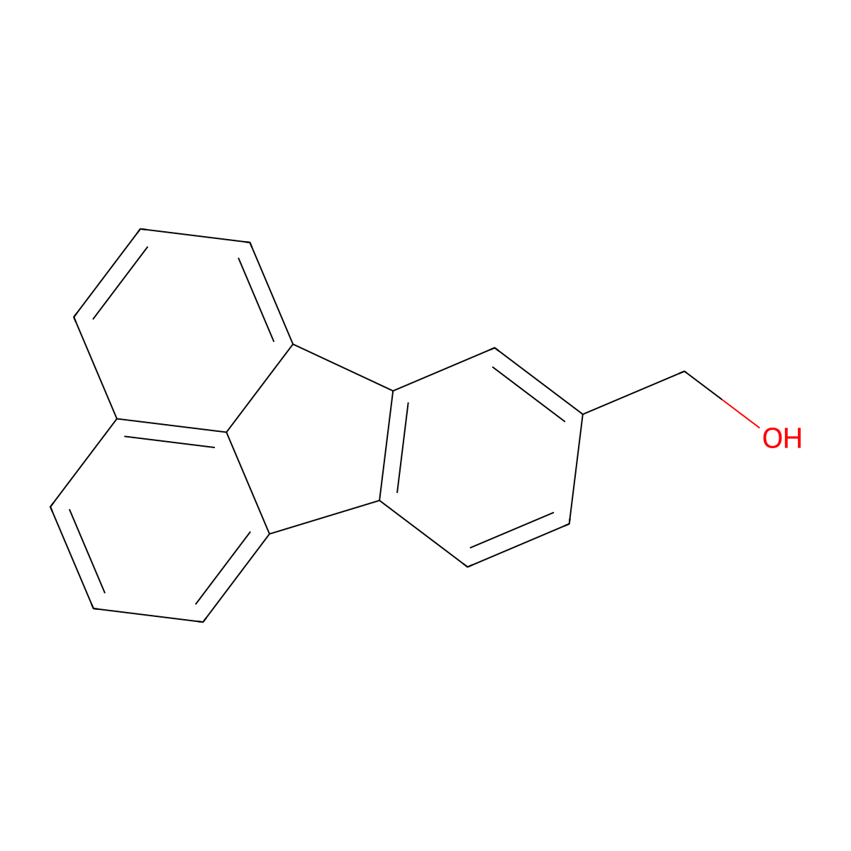 8-Fluoranthenemethanol molecular structure, CAS 135295-00-0