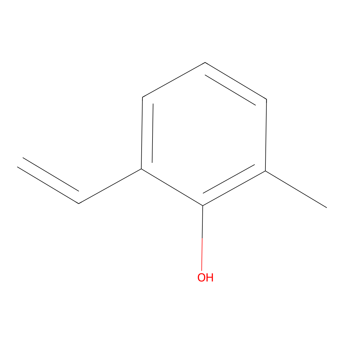 2-Ethenyl-6-methylphenol molecular structure, CAS 135295-09-9