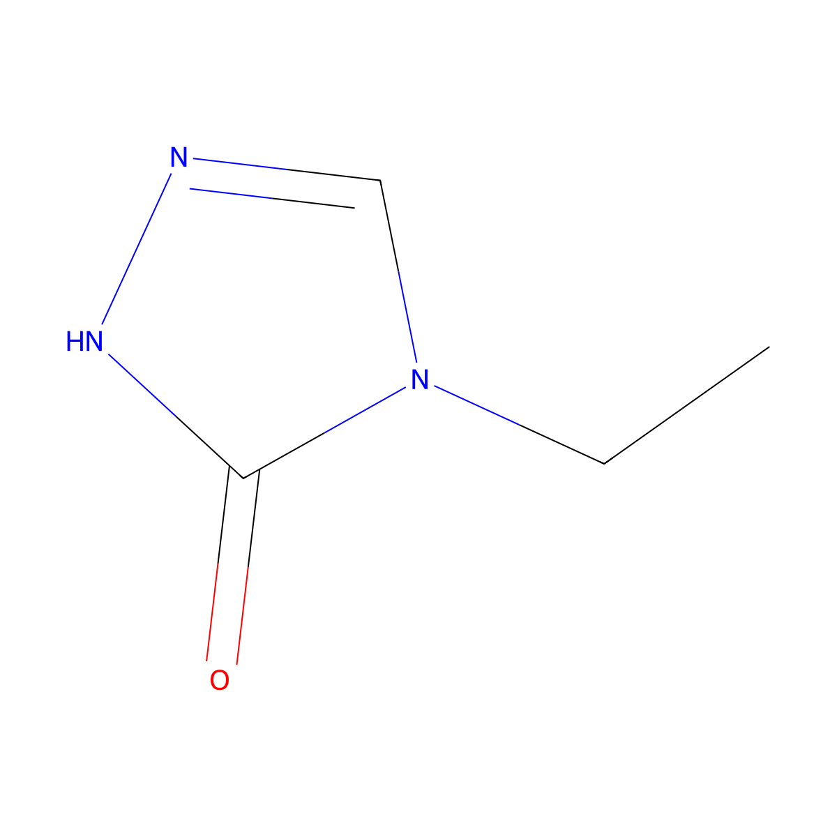 4-ethyl-4H-1,2,4-triazol-3-ol molecular structure, CAS 135302-04-4