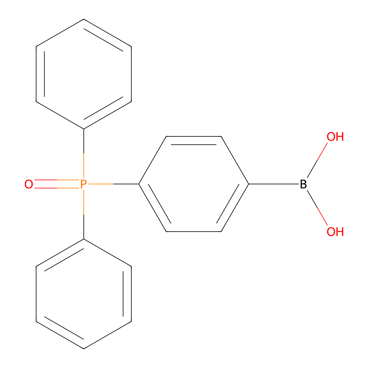 (4-(Diphenylphosphoryl)phenyl)boronic acid molecular structure, CAS 1353035-29-6