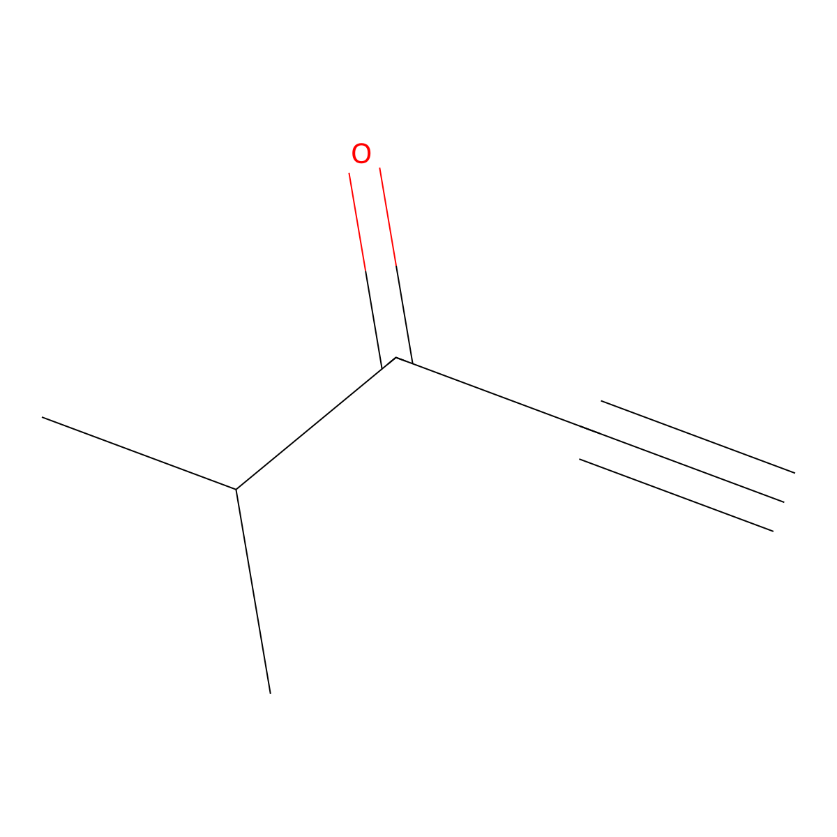 1-Pentyn-3-one, 4-methyl- molecular structure, CAS 13531-82-3