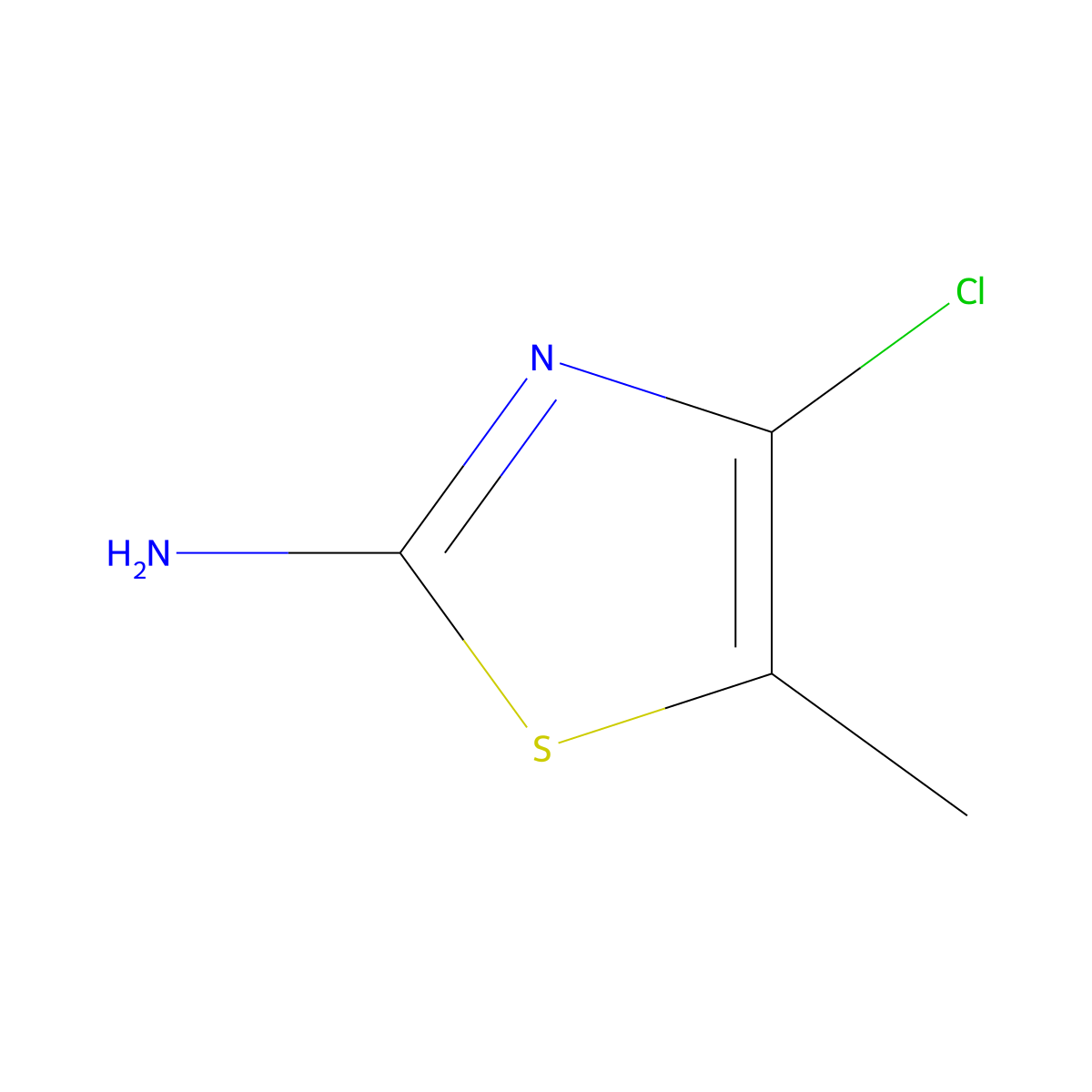 4-Chloro-5-methylthiazol-2-amine molecular structure, CAS 1353100-95-4