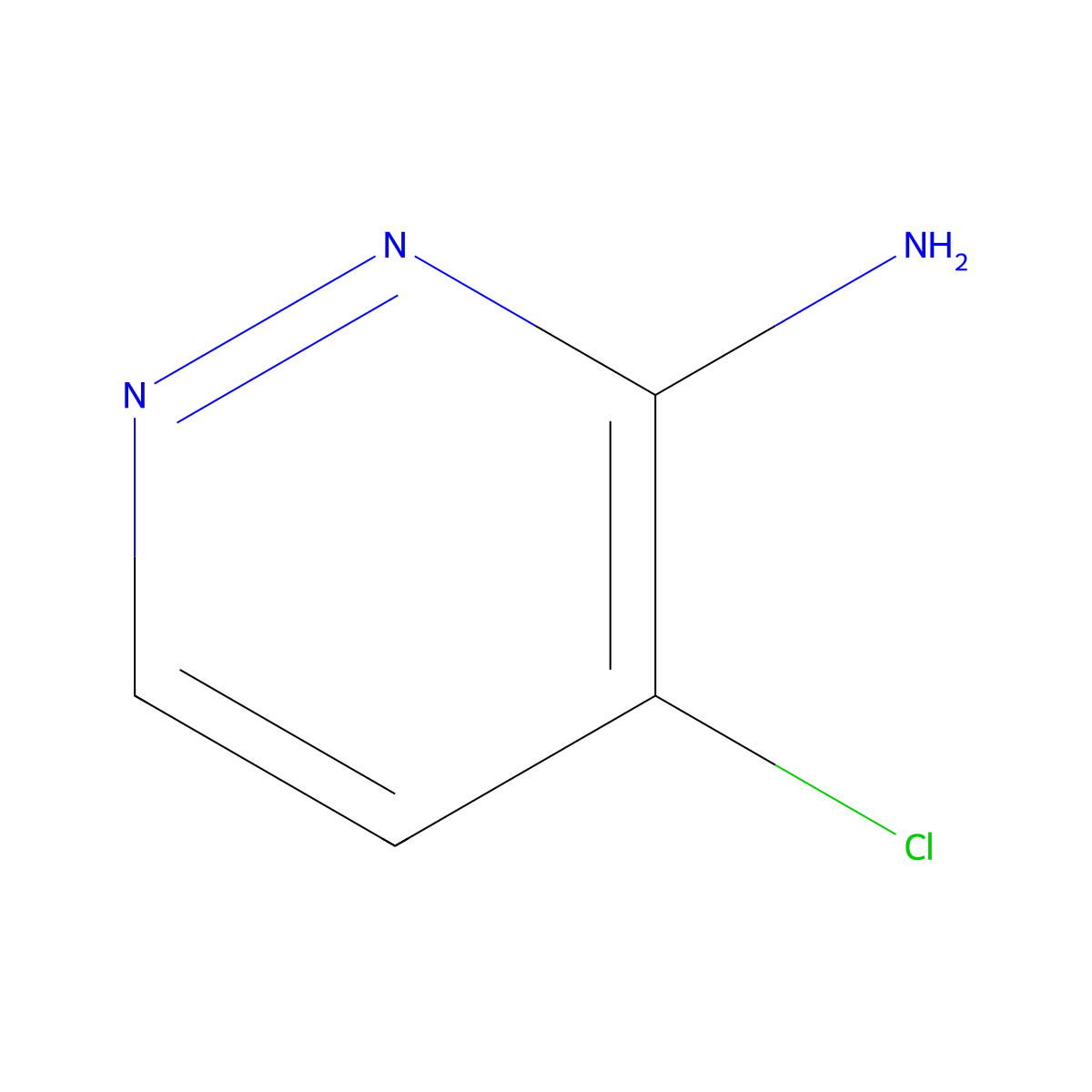 4-Chloropyridazin-3-amine molecular structure, CAS 1353101-17-3