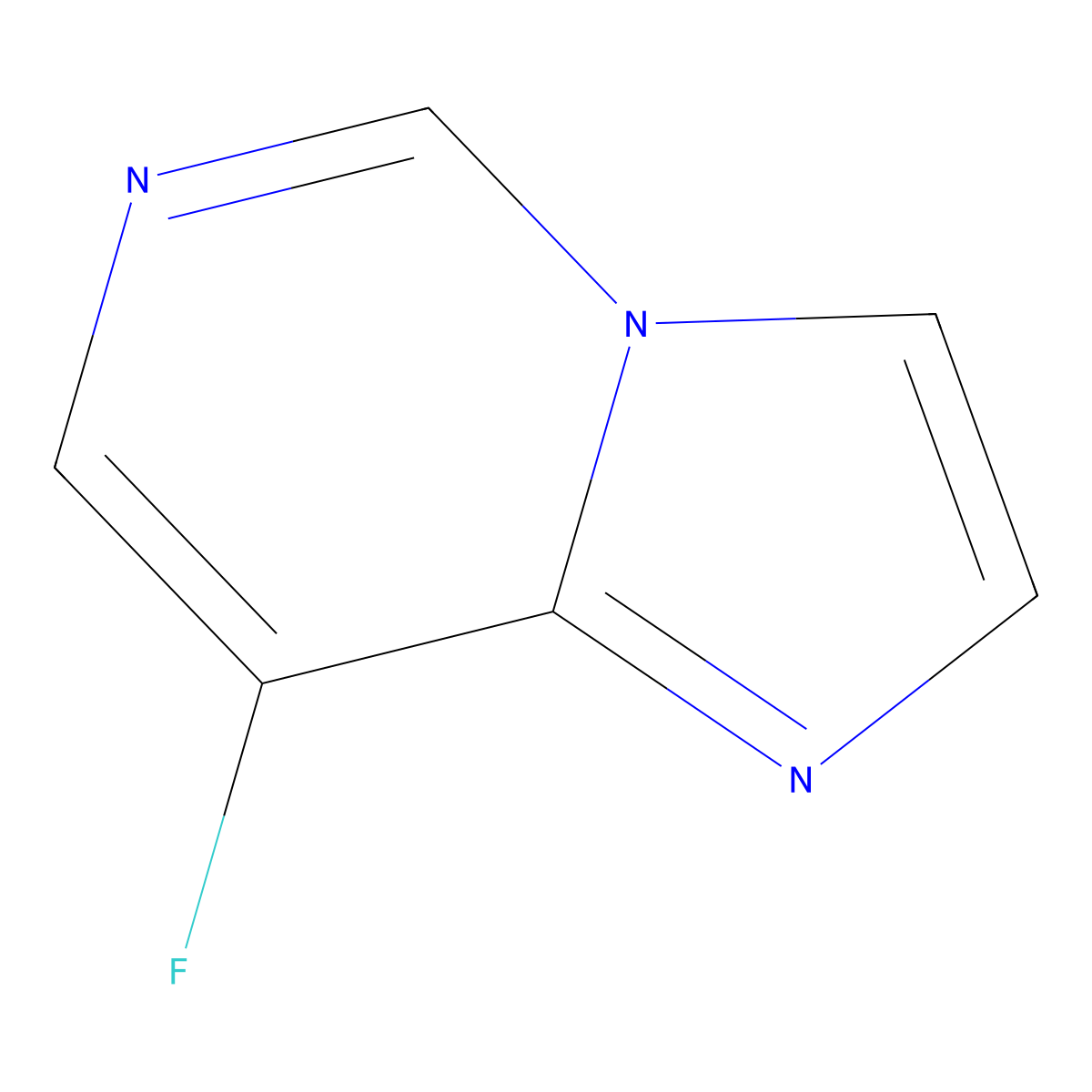 8-Fluoroimidazo[1,2-c]pyrimidine molecular structure, CAS 1353101-62-8