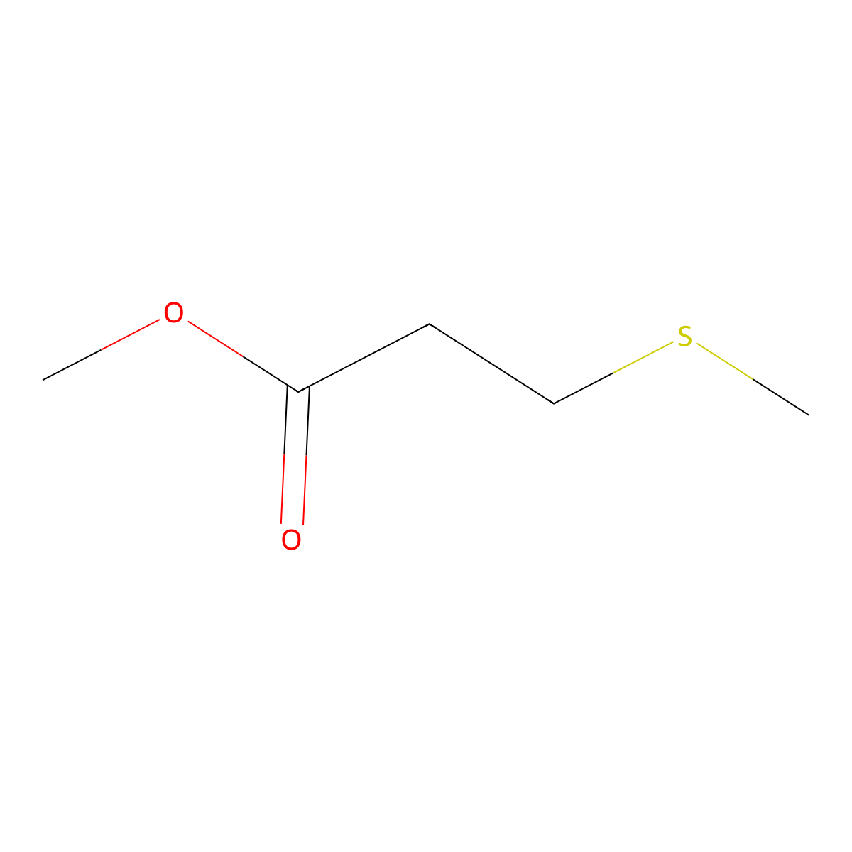 Methyl 3-methylthiopropionate molecular structure, CAS 13532-18-8