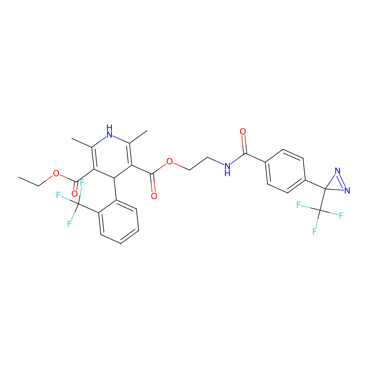 Diazipine molecular structure, CAS 135330-18-6
