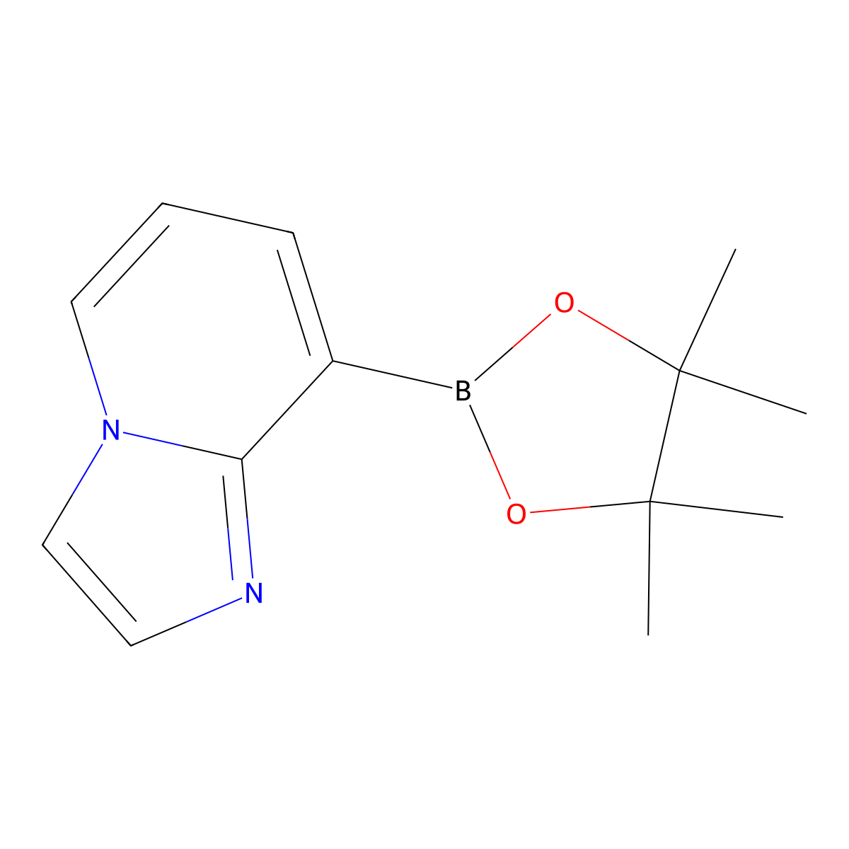 8-(4,4,5,5-Tetramethyl-1,3,2-dioxaborolan-2-yl)imidazo[1,2-a]pyridine molecular structure, CAS 1353387-21-9