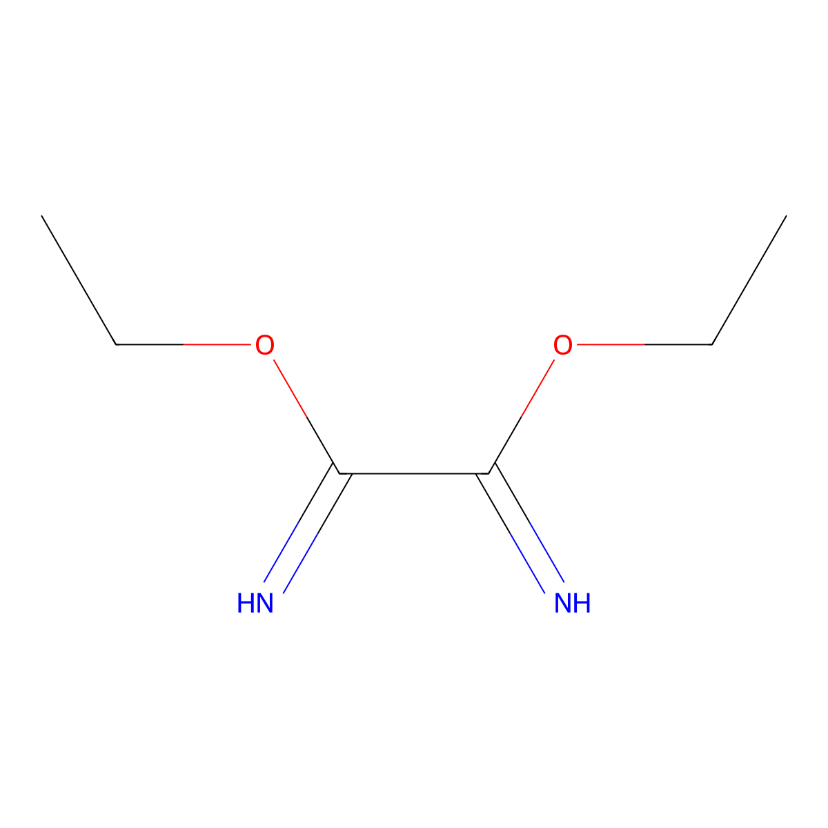 Ethanediimidic acid, 1,2-diethyl ester molecular structure, CAS 13534-15-1