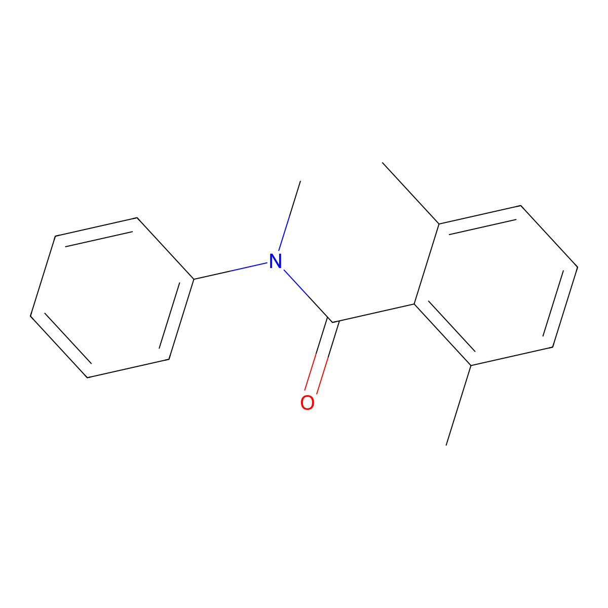 N,2,6-Trimethyl-N-phenylbenzamide molecular structure, CAS 135340-85-1