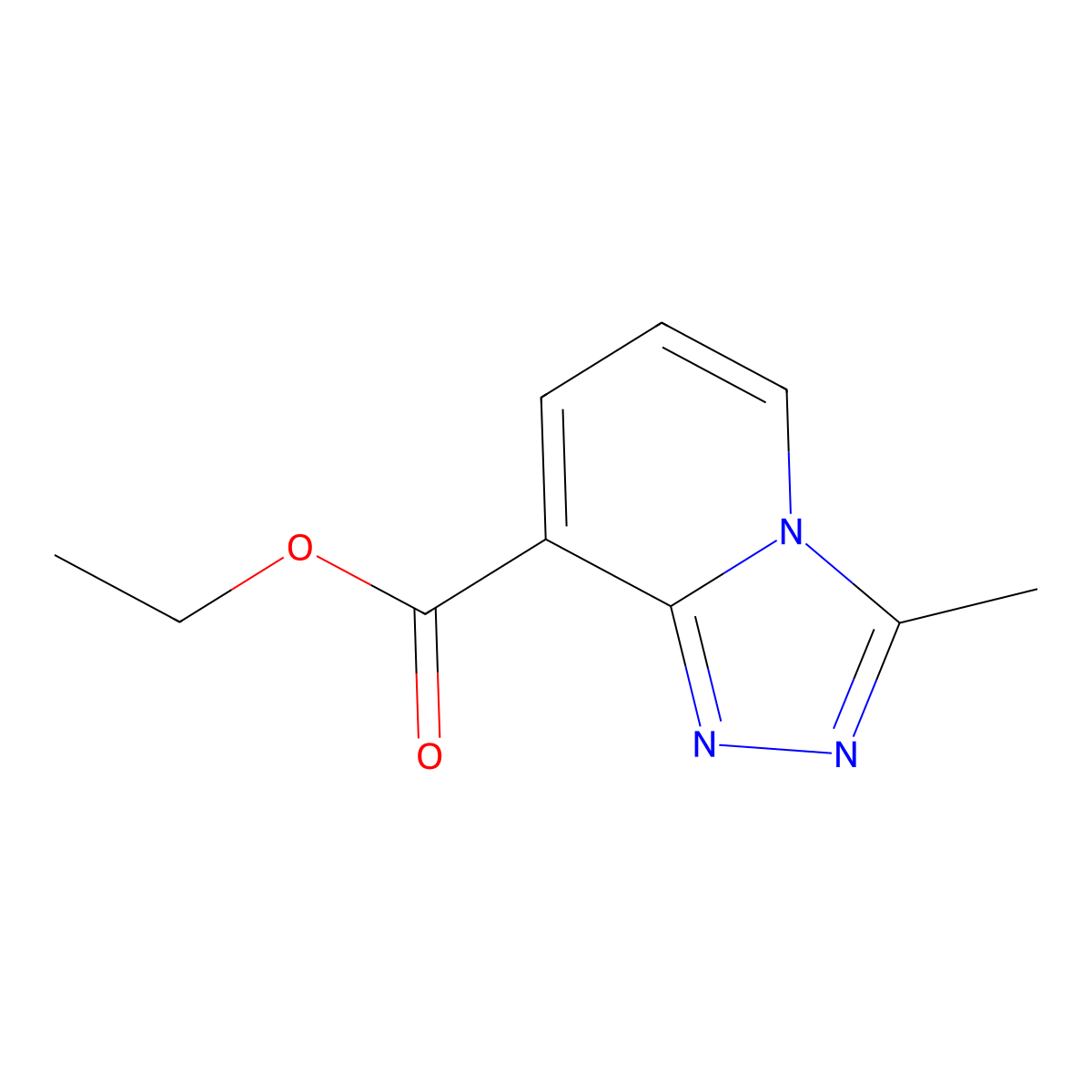 Ethyl 3-methyl-[1,2,4]triazolo[4,3-a]pyridine-8-carboxylate molecular structure, CAS 1353496-72-6