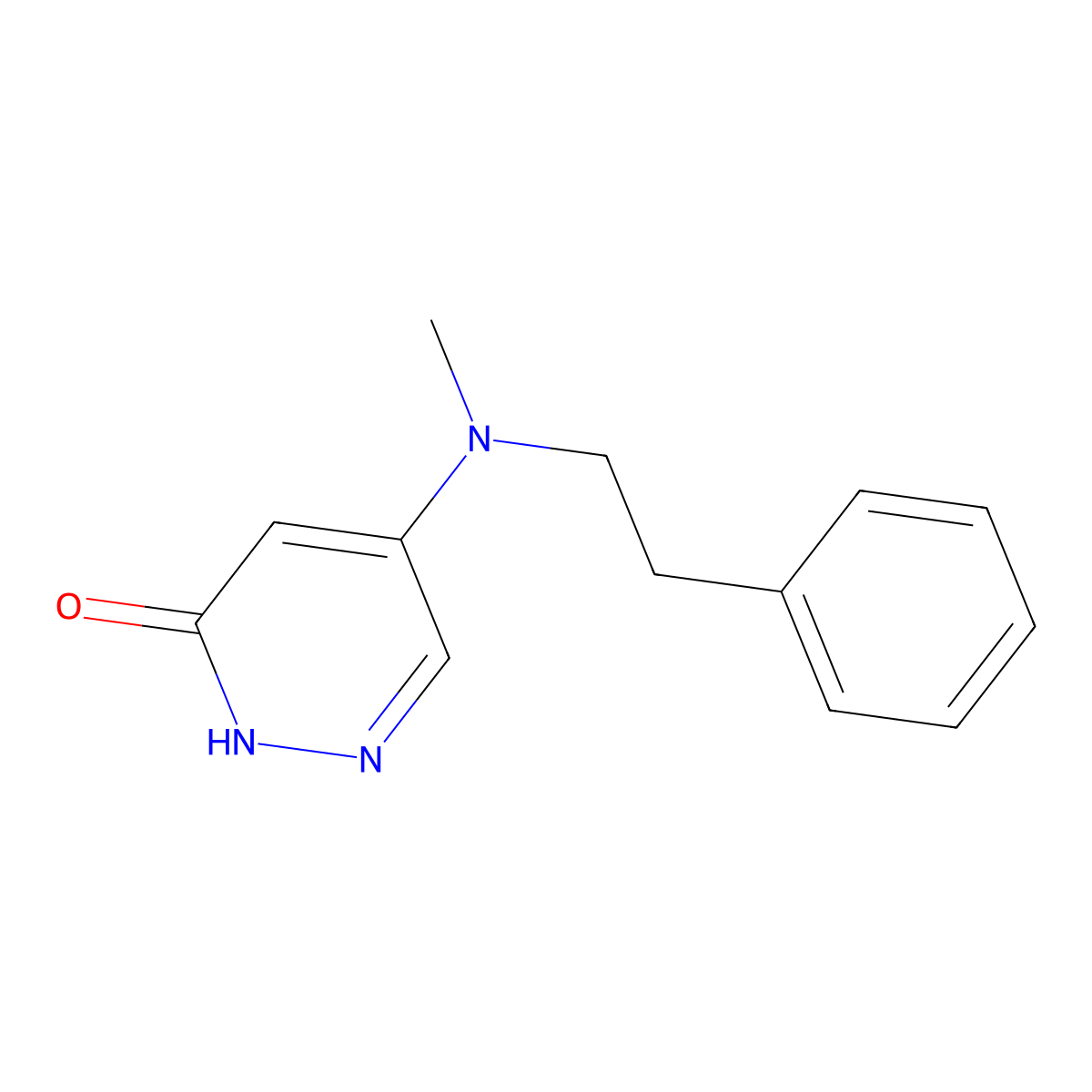 5-[Methyl(phenethyl)amino]-3-pyridazinol molecular structure, CAS 1353499-54-3