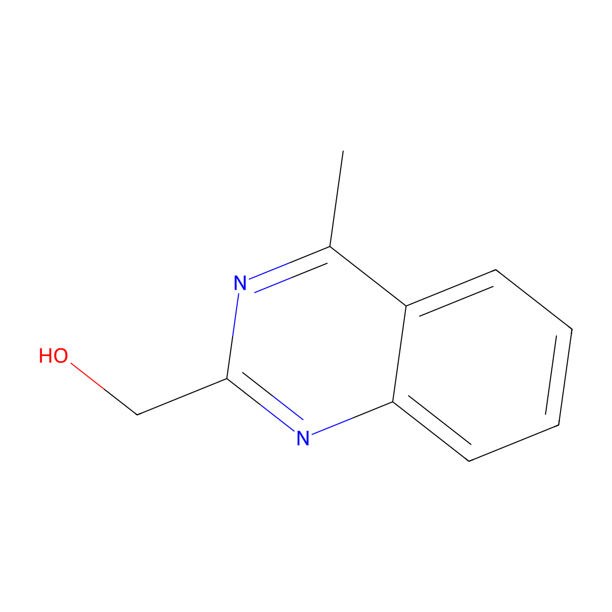 (4-Methylquinazolin-2-yl)methanol molecular structure, CAS 13535-91-6