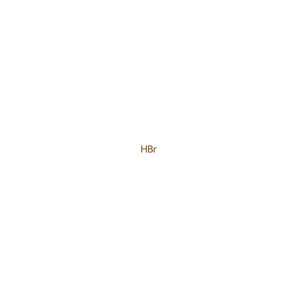Deuterium bromide molecular structure, CAS 13536-59-9