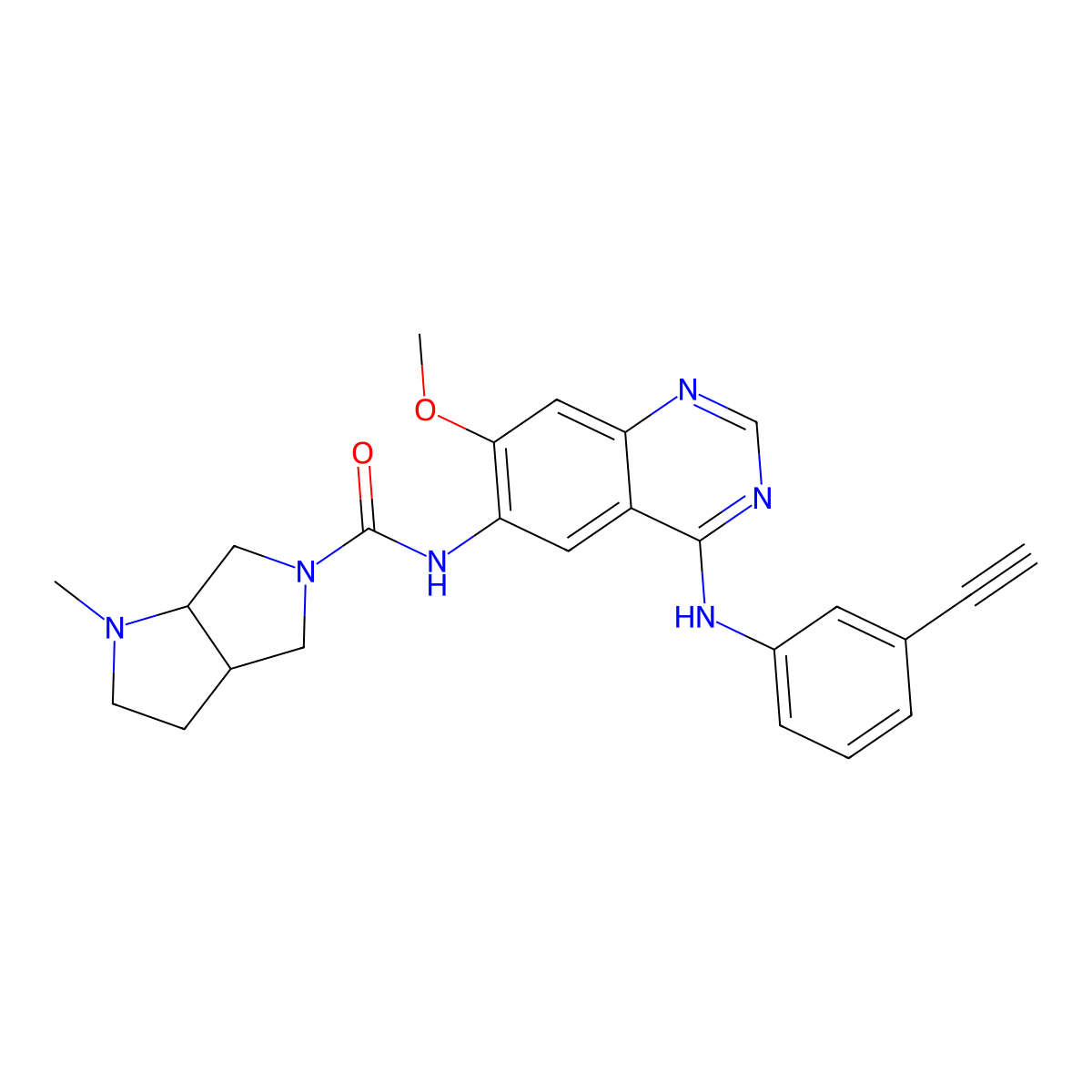 Theliatinib molecular structure, CAS 1353644-70-8