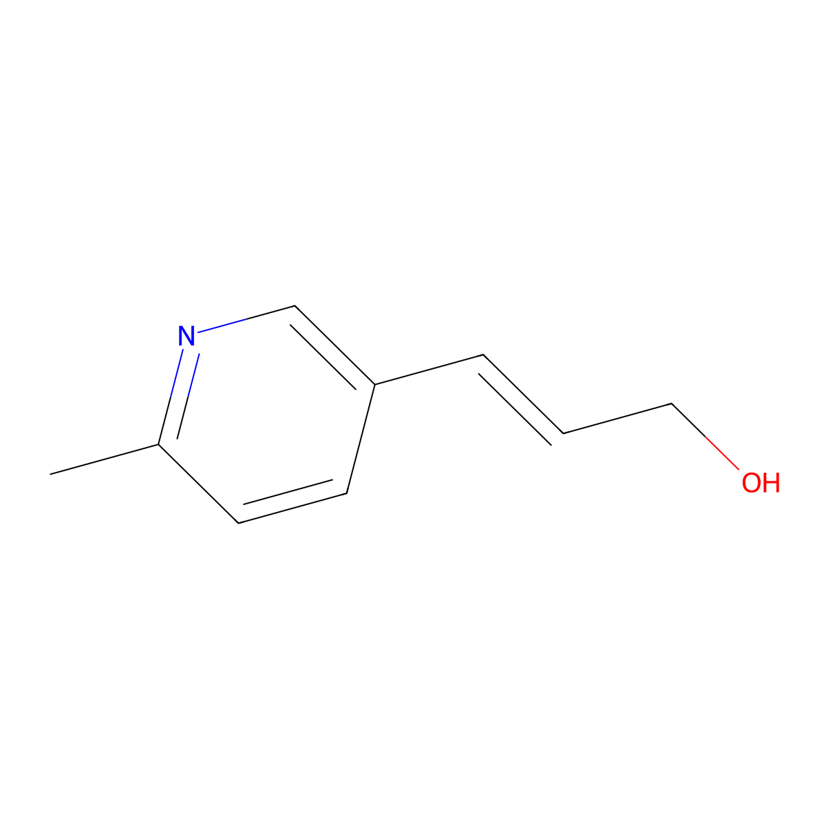3-(6-Methylpyridin-3-yl)prop-2-en-1-ol molecular structure, CAS 1353645-29-0