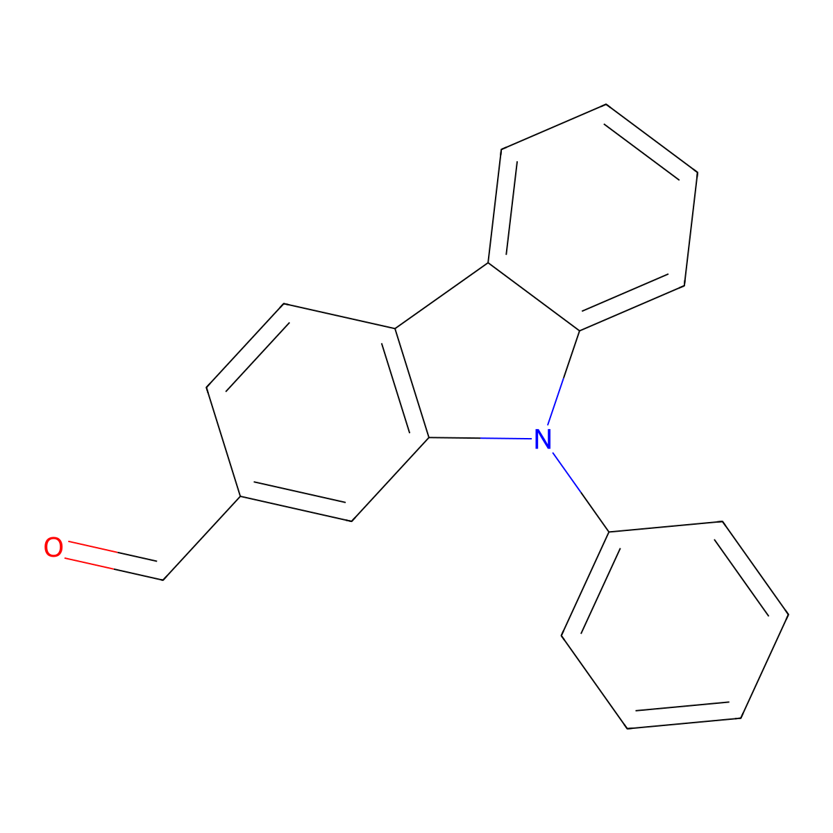 9-Phenyl-9H-carbazole-2-carbaldehyde molecular structure, CAS 1353684-87-3