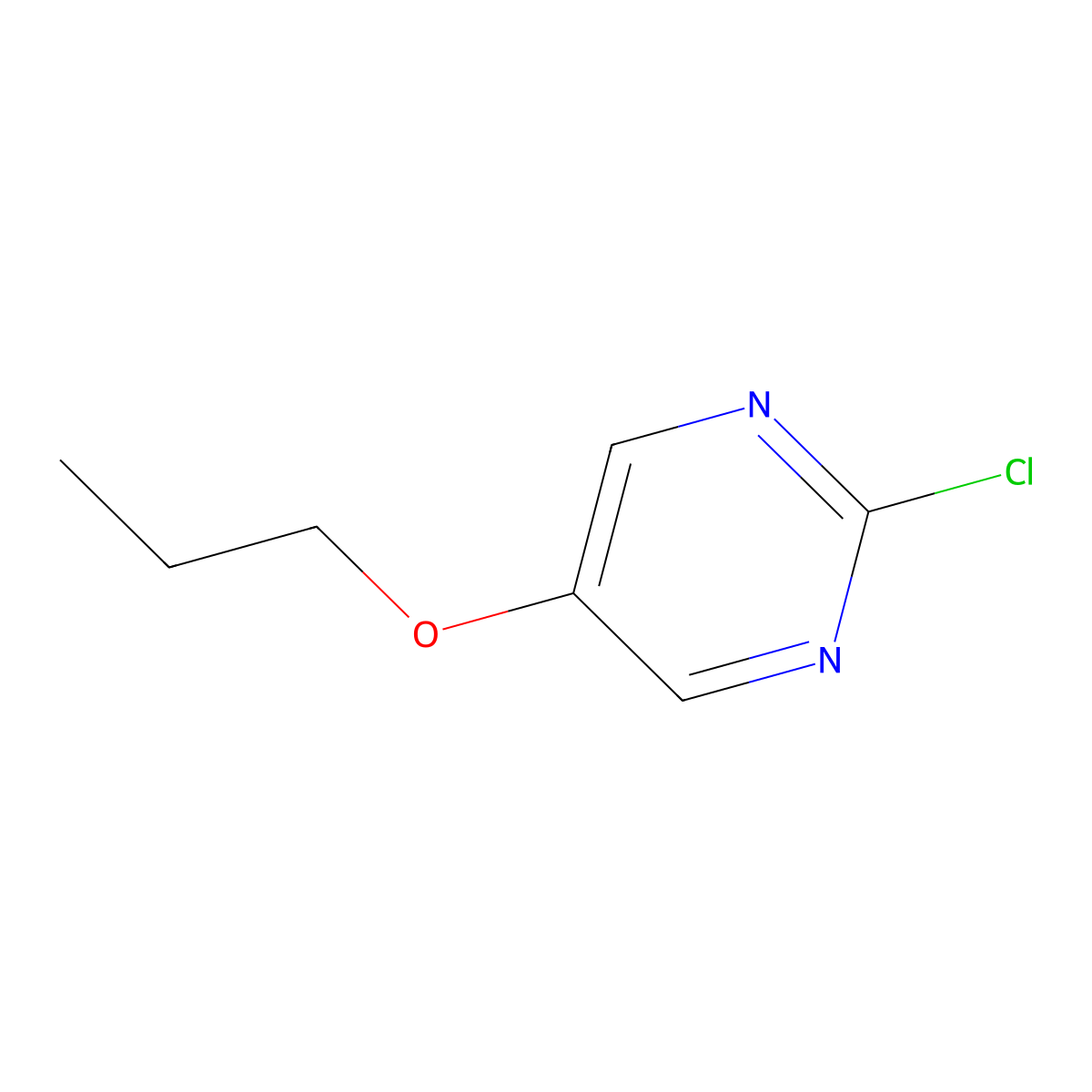 2-Chloro-5-propoxypyrimidine molecular structure, CAS 1353763-17-3