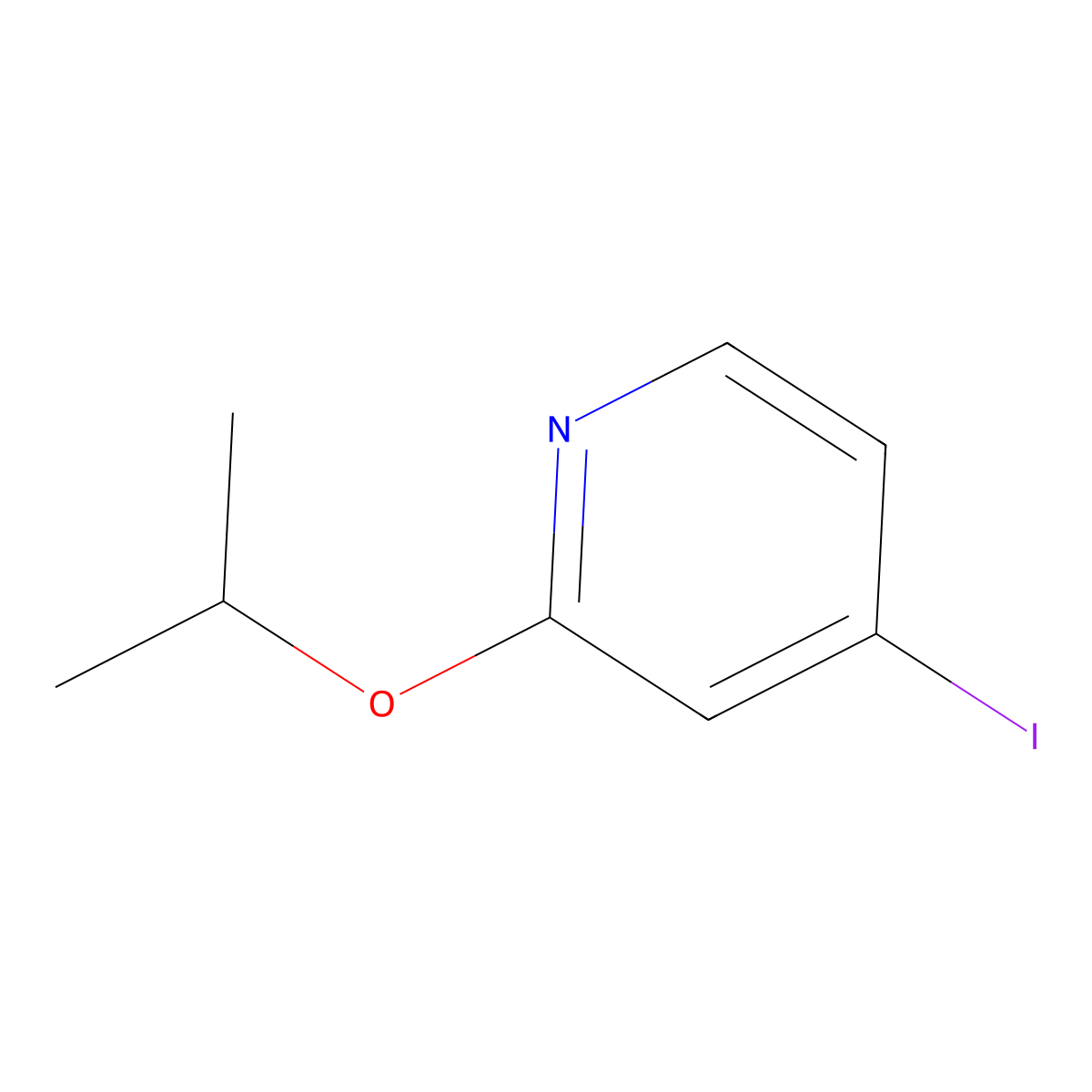 4-Iodo-2-isopropoxypyridine molecular structure, CAS 1353777-52-2