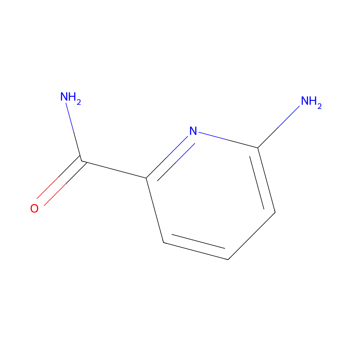 6-Aminopyridine-2-carboxamide molecular structure, CAS 13538-41-5