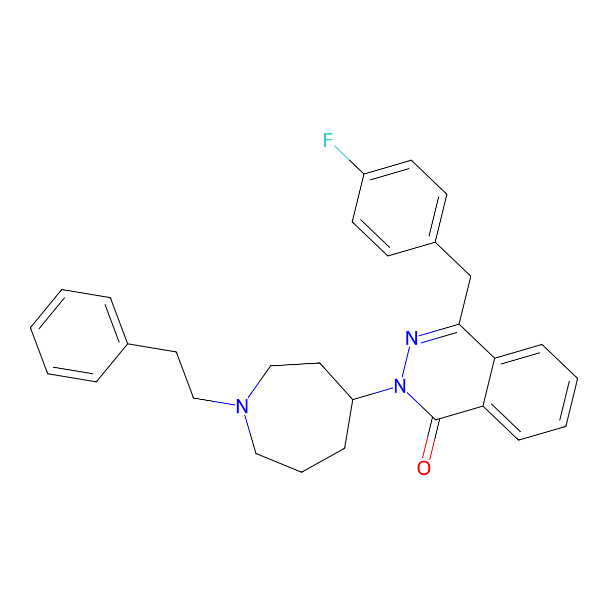 Flezelastine molecular structure, CAS 135381-77-0