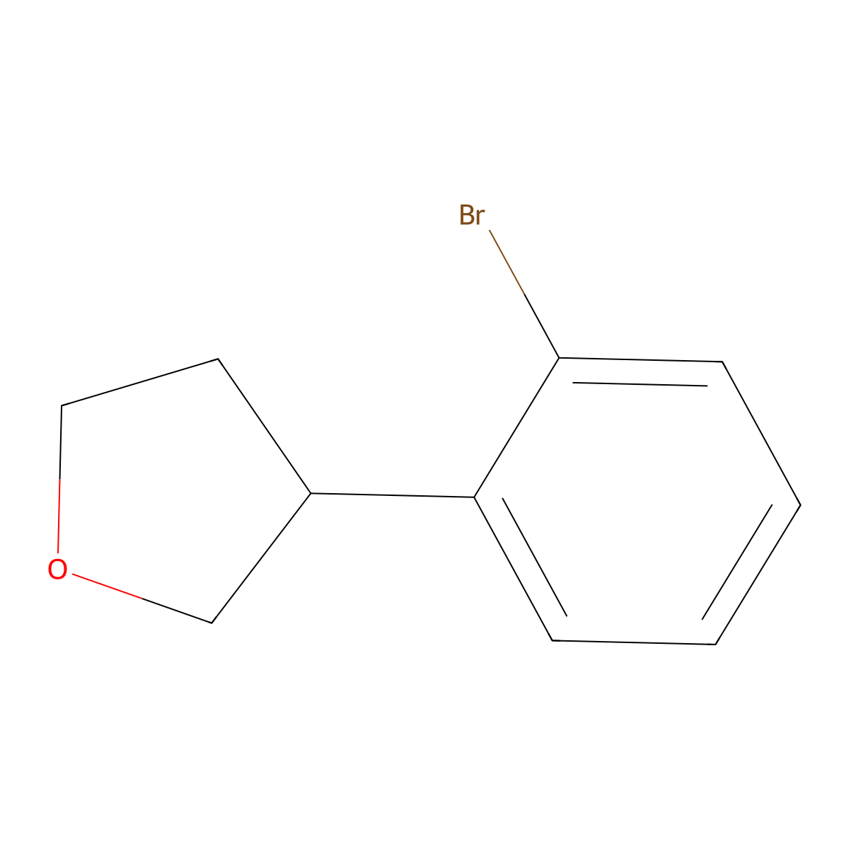 2-(3-Tetrahydrofuranyl)bromobenzene molecular structure, CAS 1353856-24-2