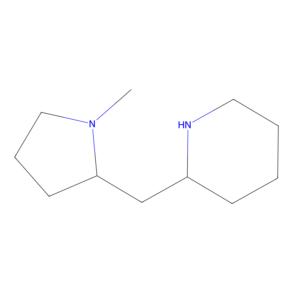 2-(((S)-1-methylpyrrolidin-2-yl)methyl)piperidine molecular structure, CAS 1353857-93-8