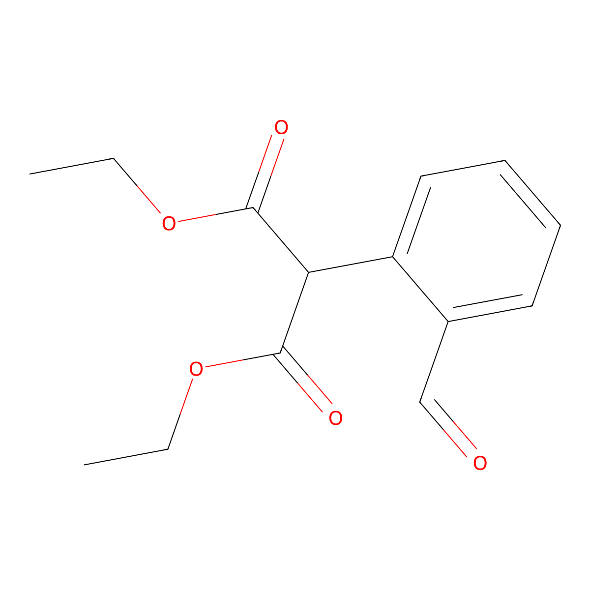 Diethyl 2-(2-formylphenyl)malonate molecular structure, CAS 1353895-63-2