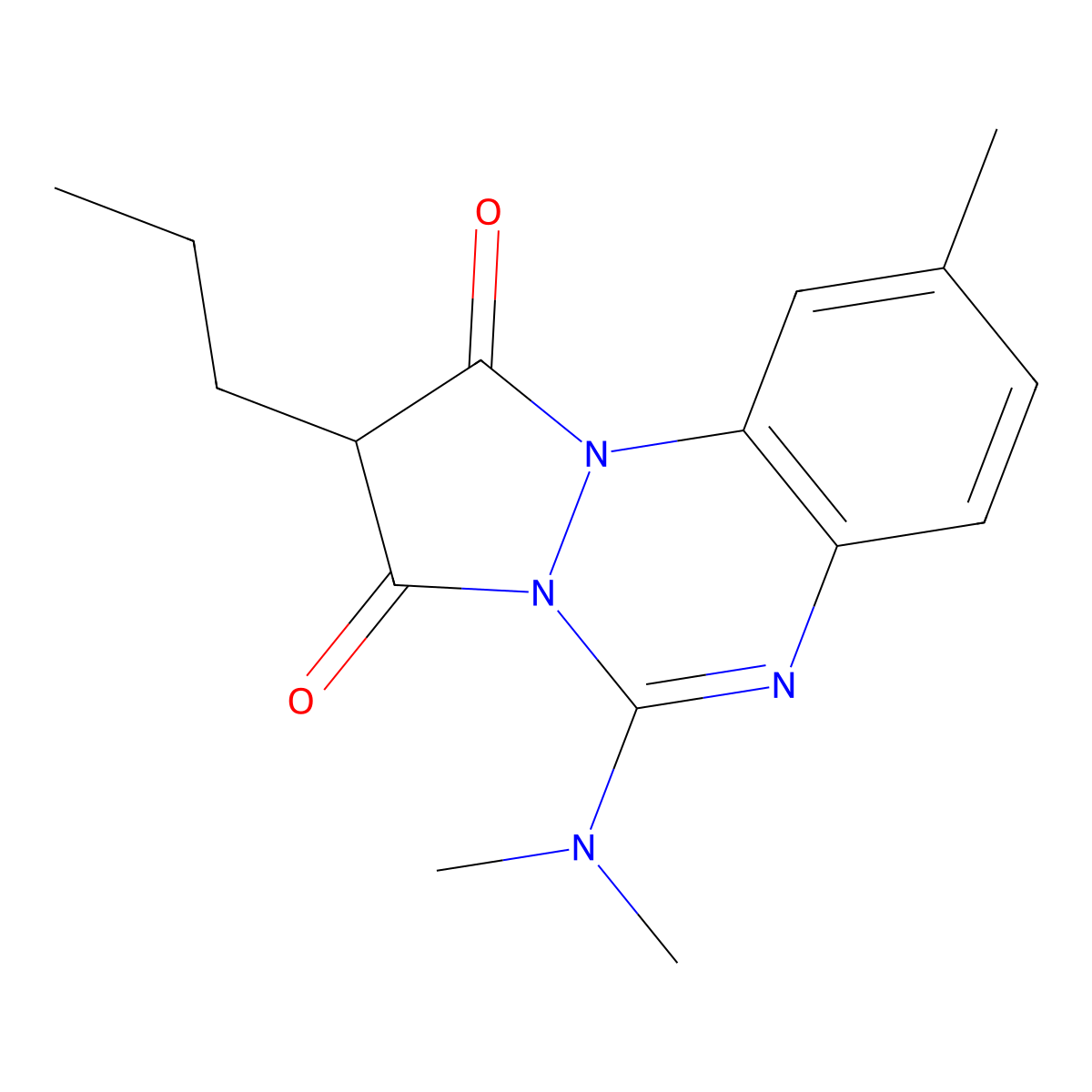 Azapropazone molecular structure, CAS 13539-59-8