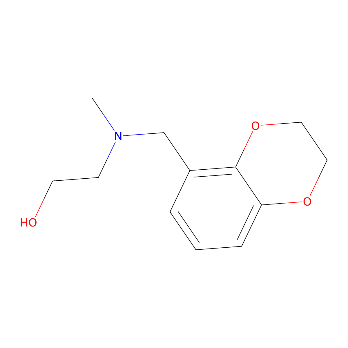 2-[(2,3-Dihydro-benzo[1,4]dioxin-5-ylmethyl)-methyl-amino]-ethanol molecular structure, CAS 1353946-29-8