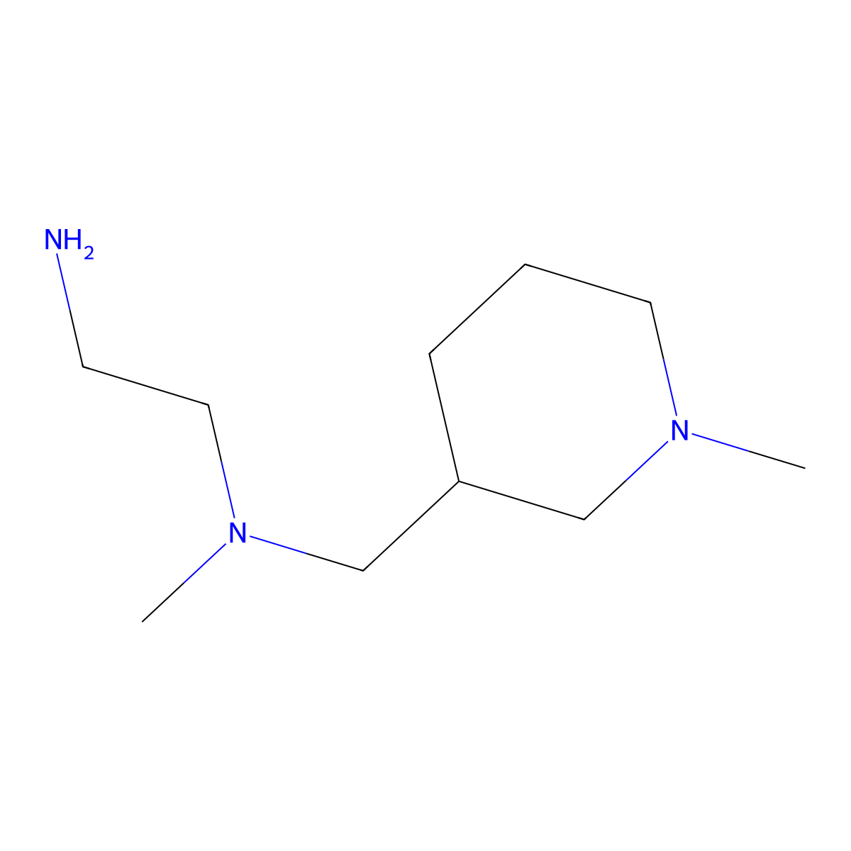 N1-Methyl-N1-((1-methylpiperidin-3-yl)methyl)ethane-1,2-diamine molecular structure, CAS 1353951-83-3