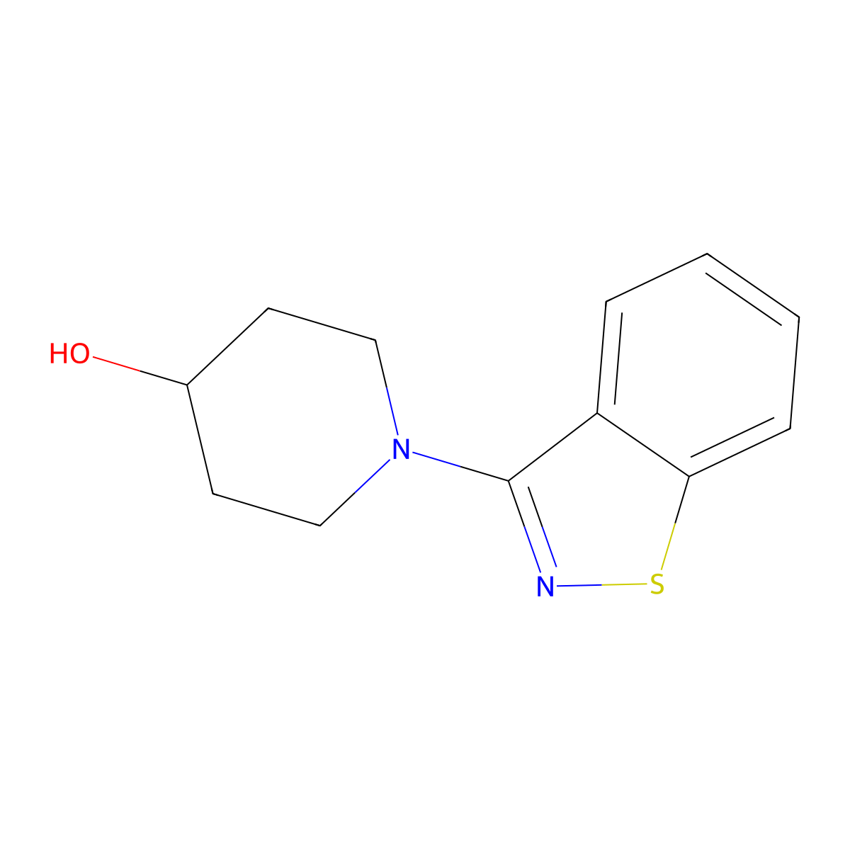 1-(Benzo[d]isothiazol-3-yl)piperidin-4-ol molecular structure, CAS 1353952-49-4