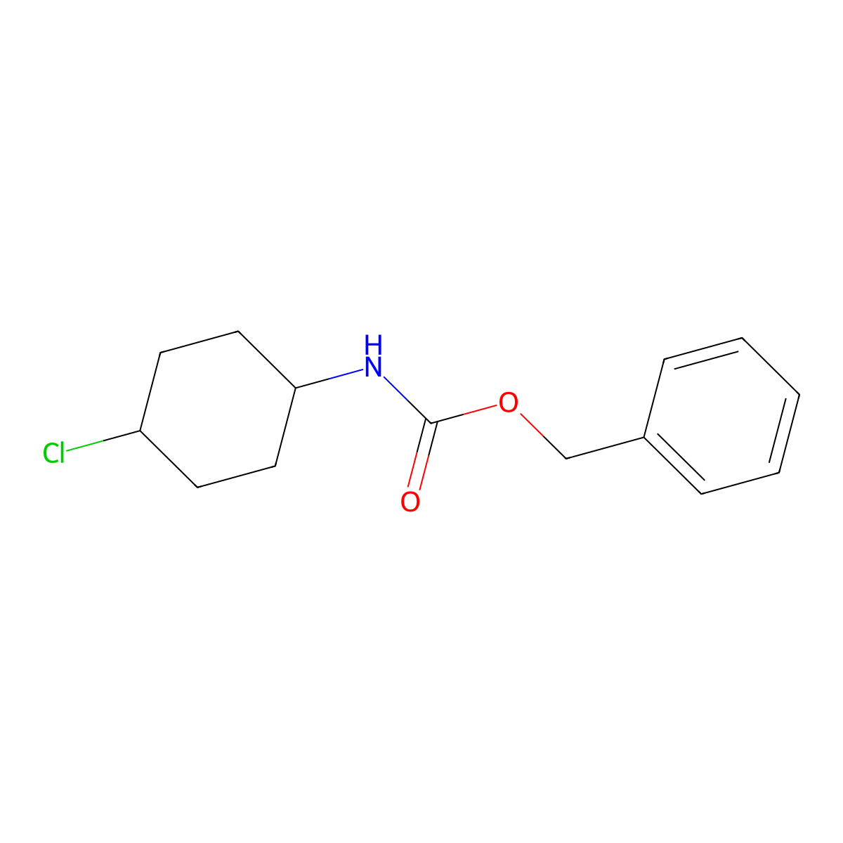 (4-Chloro-cyclohexyl)-carbamic acid benzyl ester molecular structure, CAS 1353952-79-0
