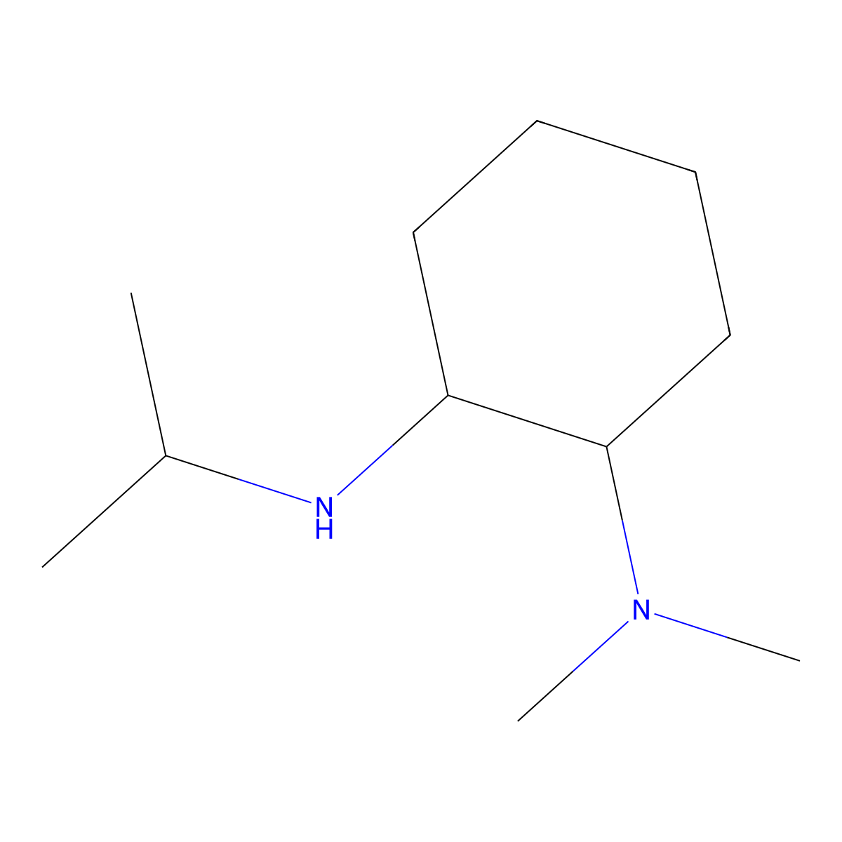 N-Isopropyl-N',N'-dimethyl-cyclohexane-1,2-diamine molecular structure, CAS 1353955-75-5
