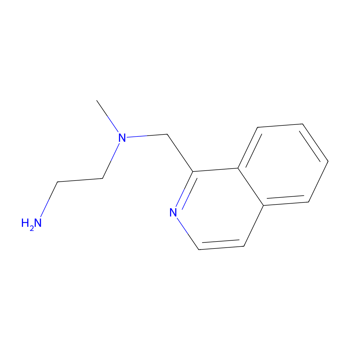N1-(Isoquinolin-1-ylmethyl)-N1-methylethane-1,2-diamine molecular structure, CAS 1353956-14-5