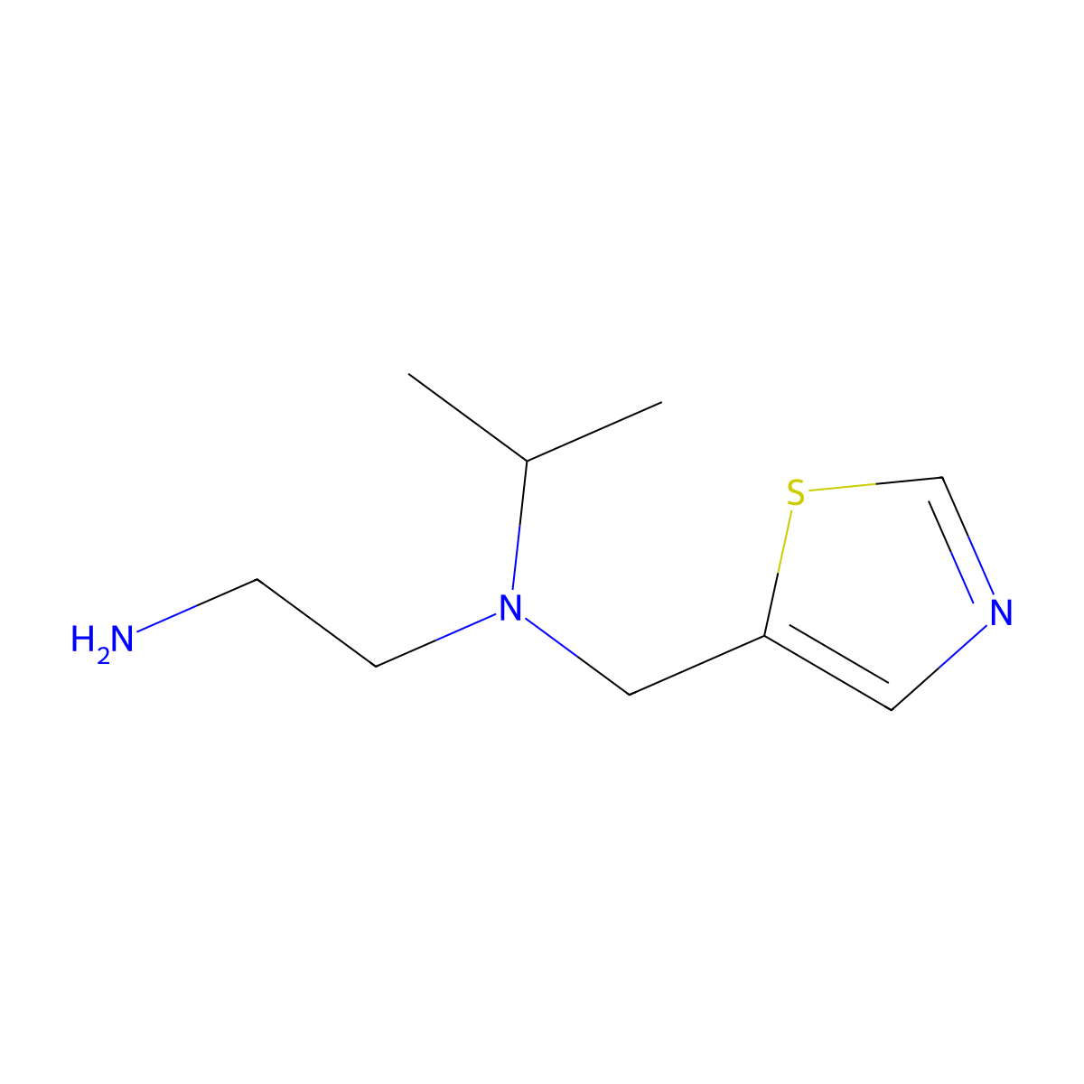 N1-Isopropyl-N1-(thiazol-5-ylmethyl)ethane-1,2-diamine molecular structure, CAS 1353959-77-9