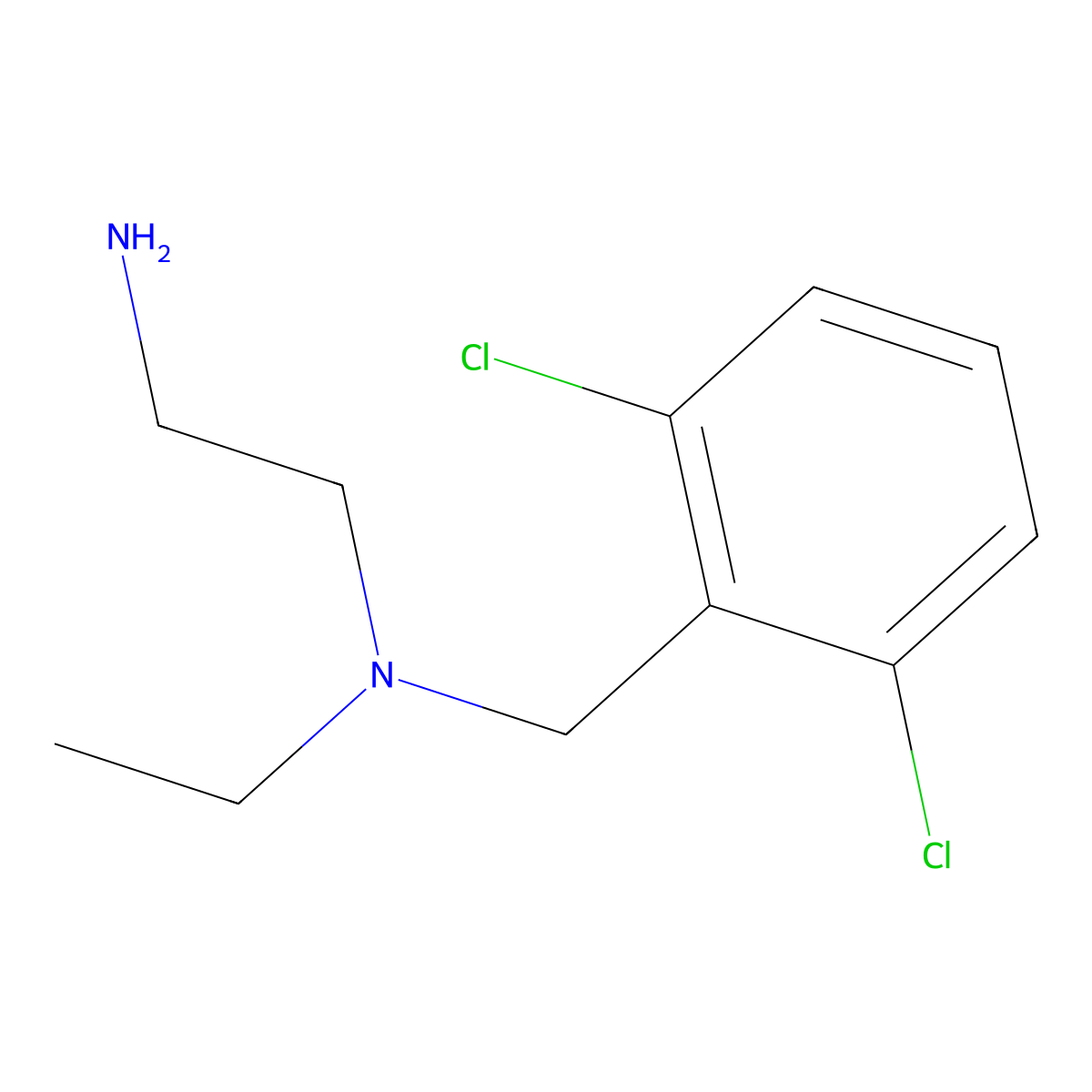 N1-(2,6-Dichlorobenzyl)-N1-ethylethane-1,2-diamine molecular structure, CAS 1353961-01-9