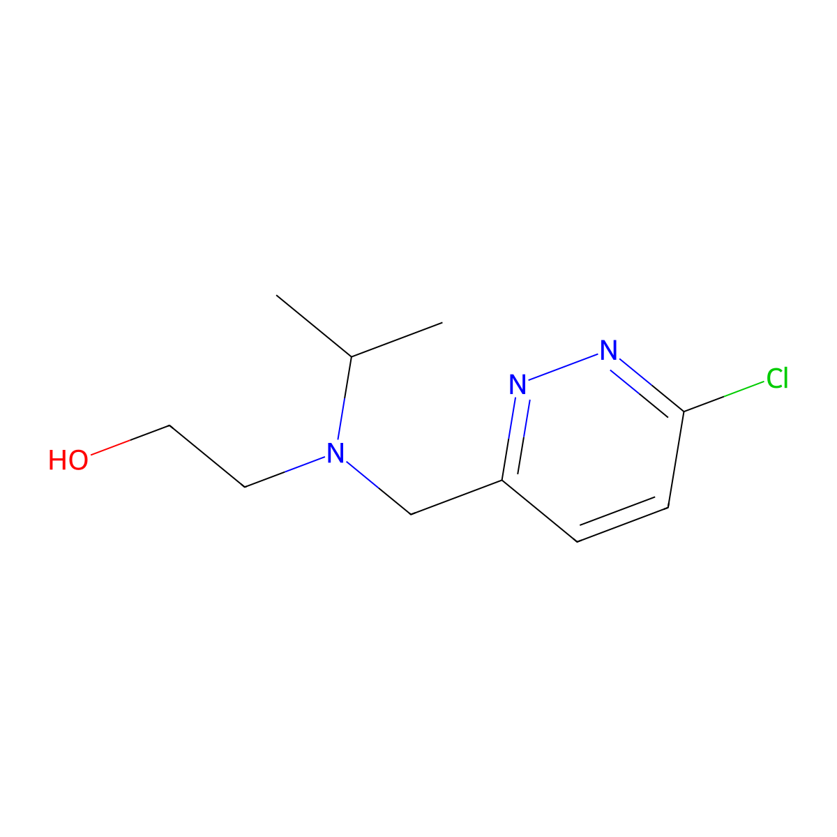 2-[(6-Chloro-pyridazin-3-ylmethyl)-isopropyl-amino]-ethanol molecular structure, CAS 1353962-73-8