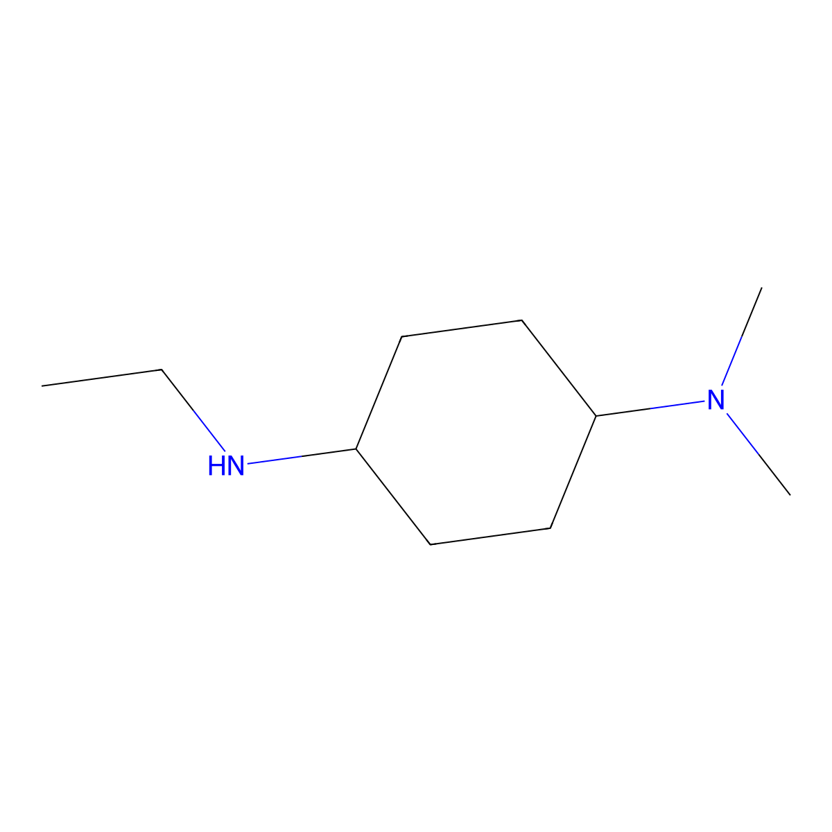 N-Ethyl-N',N'-dimethyl-cyclohexane-1,4-diamine molecular structure, CAS 1353973-59-7