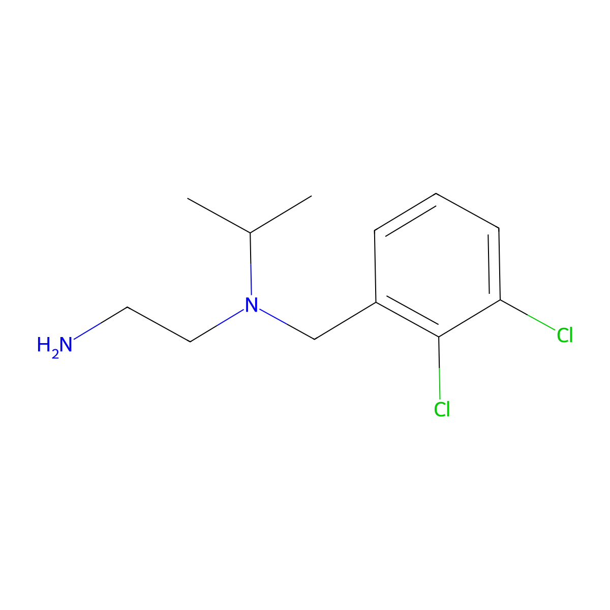 N1-(2,3-Dichlorobenzyl)-N1-isopropylethane-1,2-diamine molecular structure, CAS 1353978-15-0