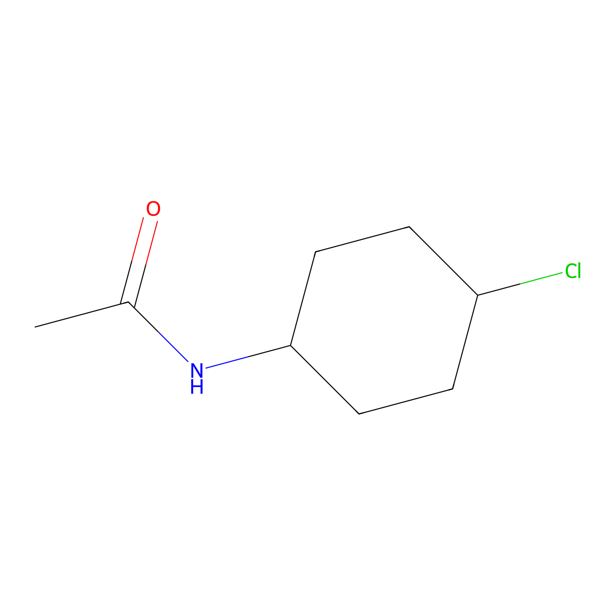 N-(4-Chloro-cyclohexyl)-acetamide molecular structure, CAS 1353979-22-2