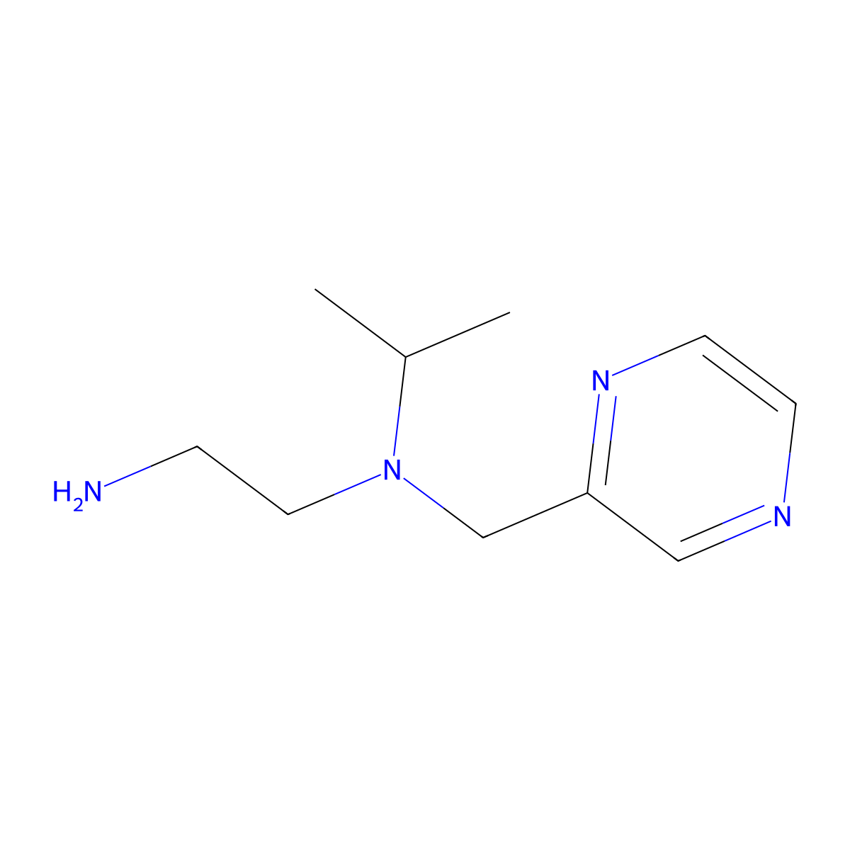 N1-Isopropyl-N1-(pyrazin-2-ylmethyl)ethane-1,2-diamine molecular structure, CAS 1353980-44-5