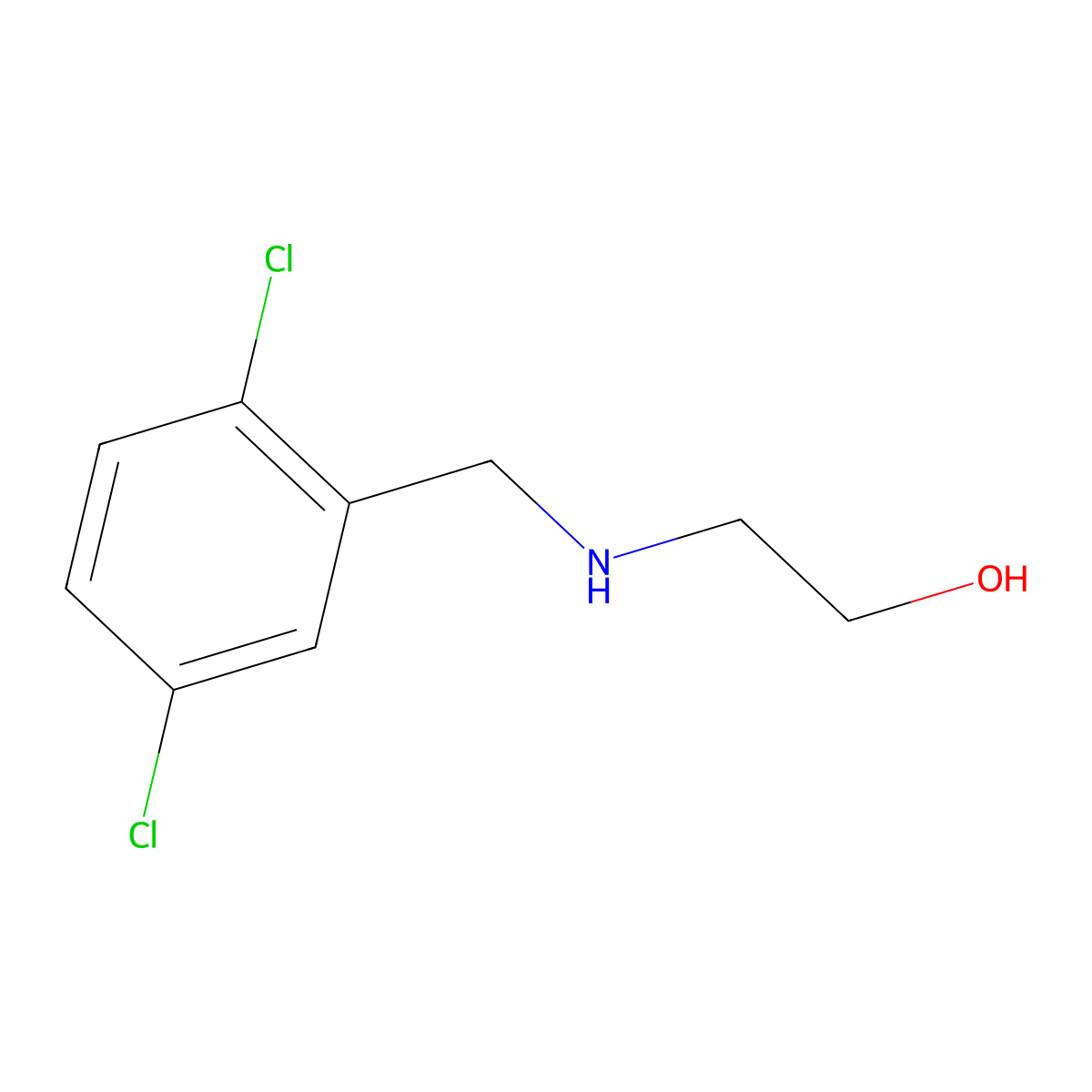 2-(2,5-Dichloro-benzylamino)-ethanol molecular structure, CAS 1353981-56-2