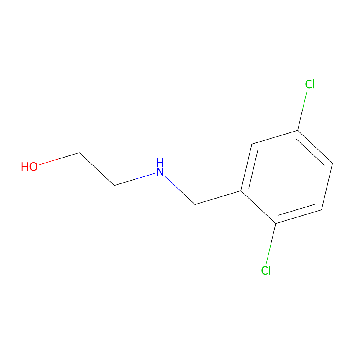 2-(2,5-Dichloro-benzylamino)-ethanol molecular structure, CAS 1353981-56-2