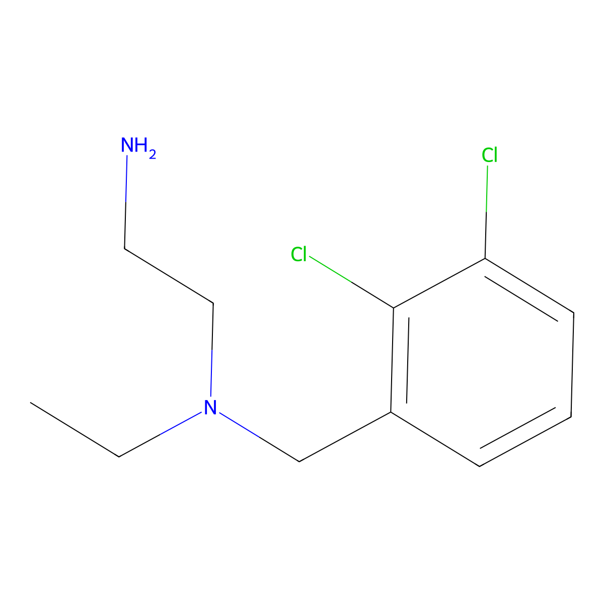 N1-(2,3-Dichlorobenzyl)-N1-ethylethane-1,2-diamine molecular structure, CAS 1353983-19-3