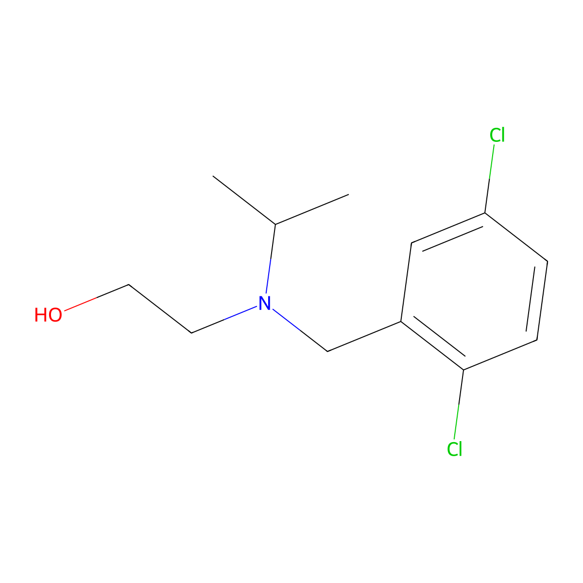 2-[(2,5-Dichloro-benzyl)-isopropyl-amino]-ethanol molecular structure, CAS 1353986-16-9