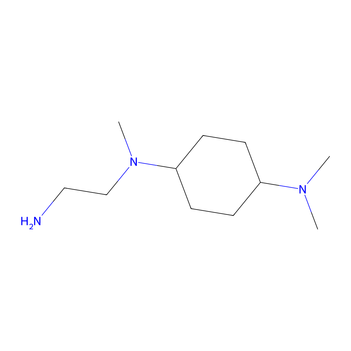 N-(2-Amino-ethyl)-N,N',N'-trimethyl-cyclohexane-1,4-diamine molecular structure, CAS 1353986-53-4