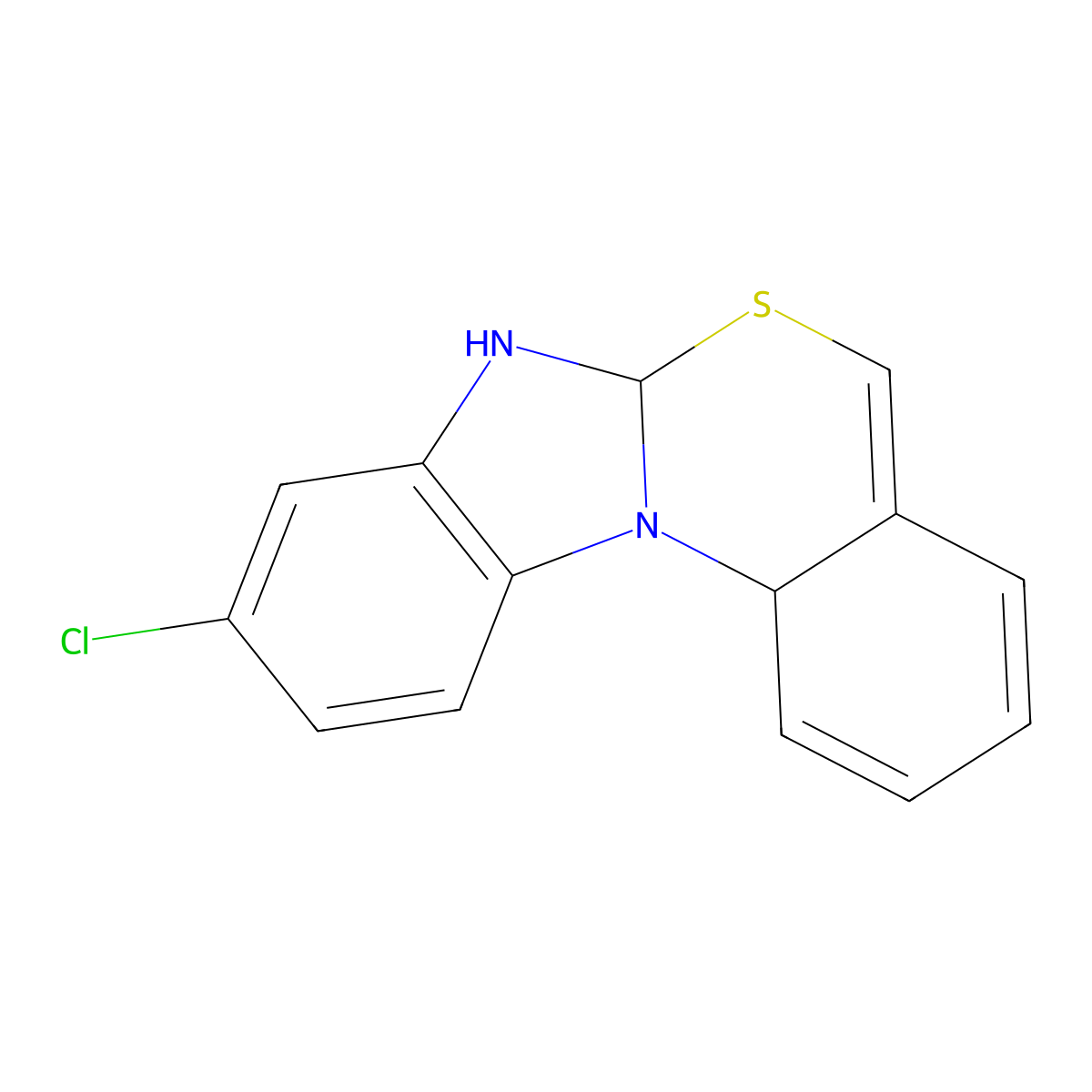 9-Chloro-7,12a-dihydro-6aH-benzo[d]benzo[4,5]imidazo[2,1-b][1,3]thiazine molecular structure, CAS 1353998-89-6