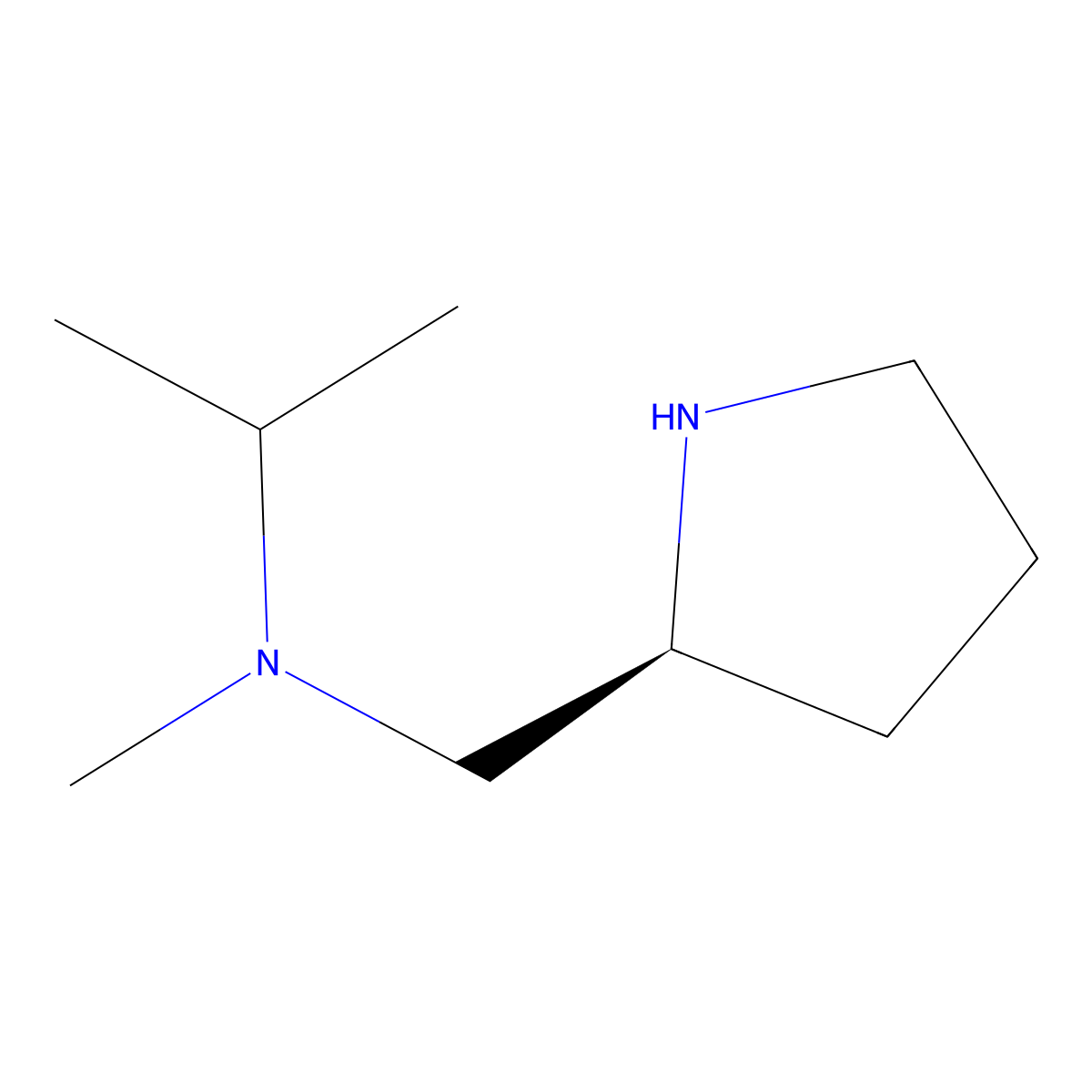 Isopropyl-methyl-(S)-1-pyrrolidin-2-ylmethyl-amine molecular structure, CAS 1354002-10-0