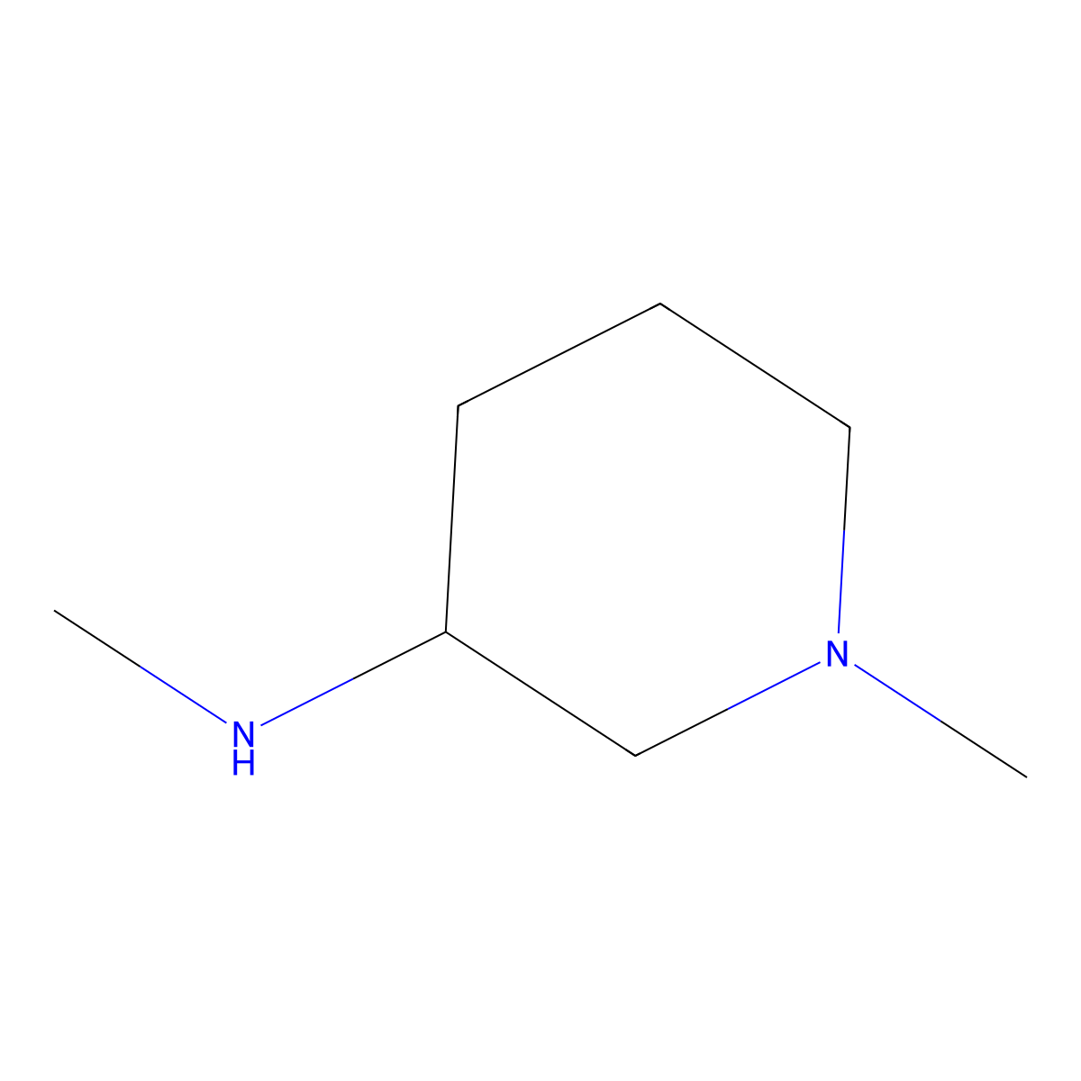 (3R)-N,1-dimethylpiperidin-3-amine molecular structure, CAS 1354007-31-0